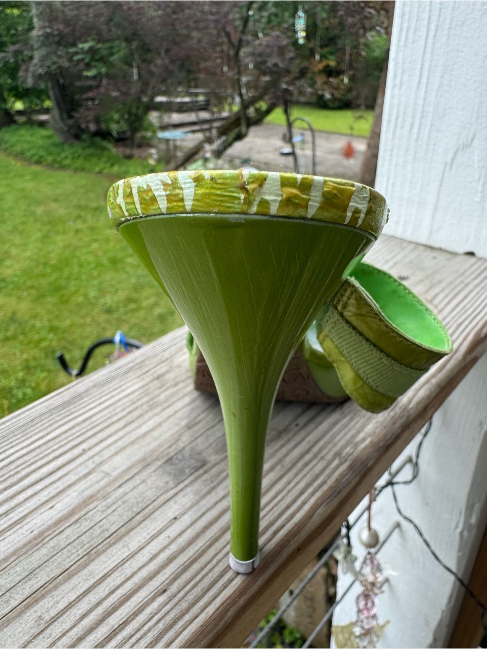 Carlos Santana Lime Green Platform Stiletto Sandals - Picture 8 of 9